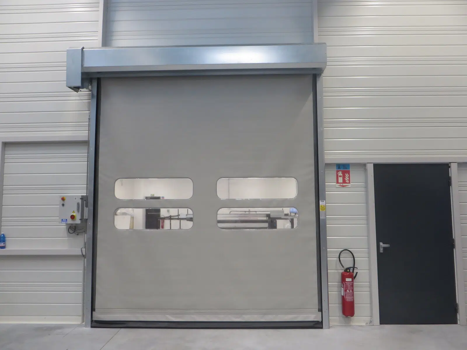 OCM Self-Repairing High-Speed Roll-Up Door